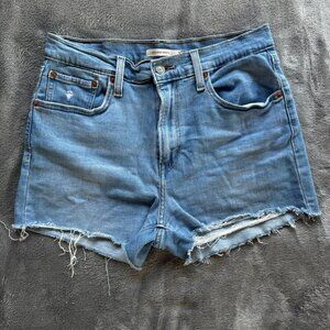 Levi High Rise Shorts Sz 30